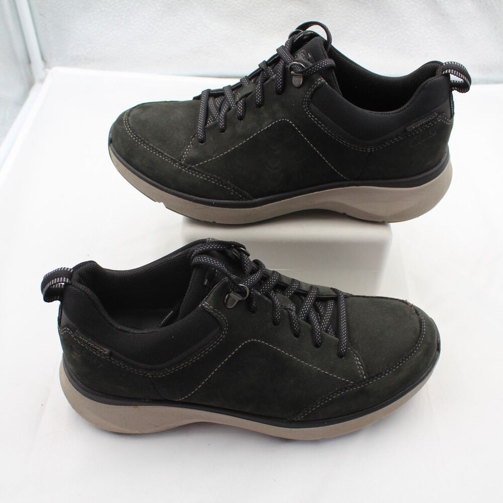 Clarks Wave 2.0 Lace Women's Size 7.5 Waterproof Walking Sneaker Shoes Black